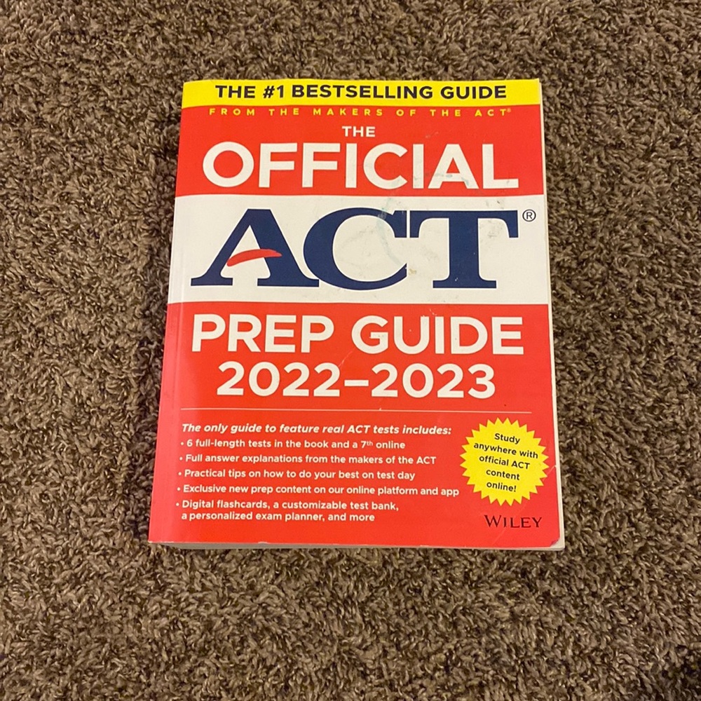 OFFICIAL ACT PREP GUIDE 2022-2023 *hasn’t been written in* **ACCEPTING OFFERS**